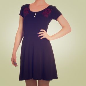 Hell Bunny Dagger of Hearts Mini Dress Size Small